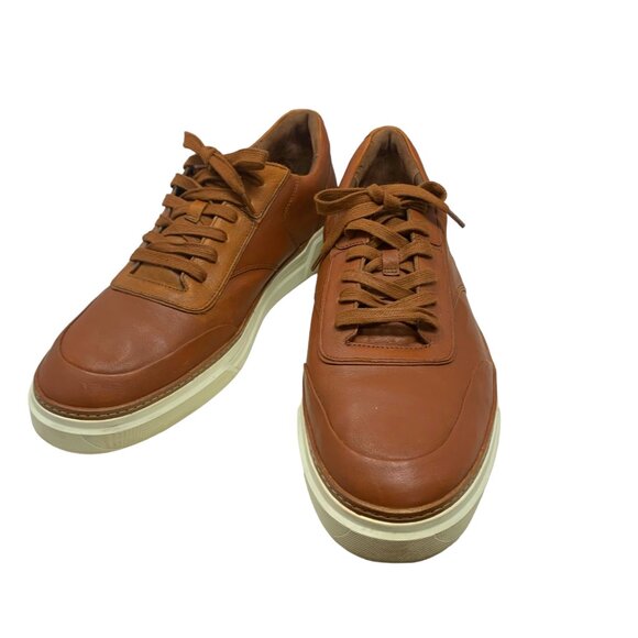 Allen Edmonds‎ Burke Brown Leather Lace-Up Sneakers Mens Size 13 E (Wide) - Picture 9 of 11